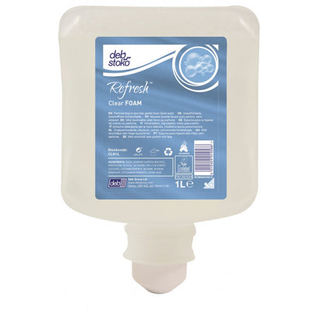 Clear Foam Hand Wash - 1 Litre Cartridge
