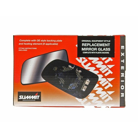 Mirror Glass Replacement - Commercial OEM Style With Heated Base Plate