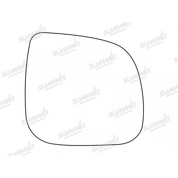 Mirror Glass Replacement - Commercial OEM Style With Heated Base Plate