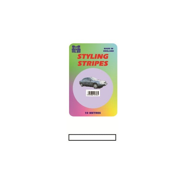 Single Stripe - White - 3mm - 10m Length