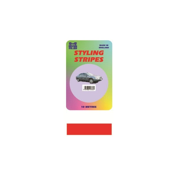 Single Stripe - Red - 6mm - 10m Length