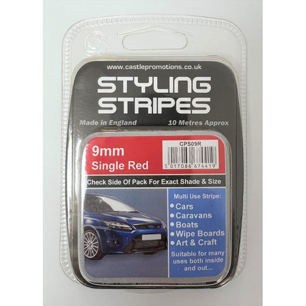 Red 9MM Styling Stripe