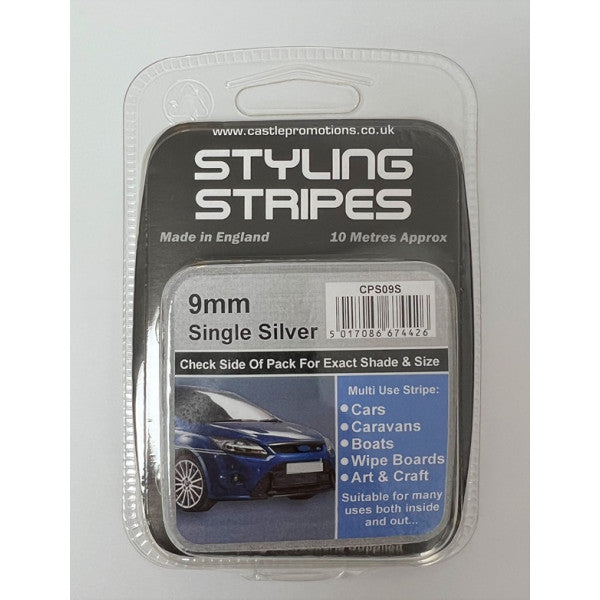 Silver 9MM Styling Stripe