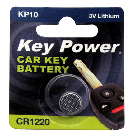 Key Power Coin Cell Battery CR1220 - Lithium 3V - Box of 10