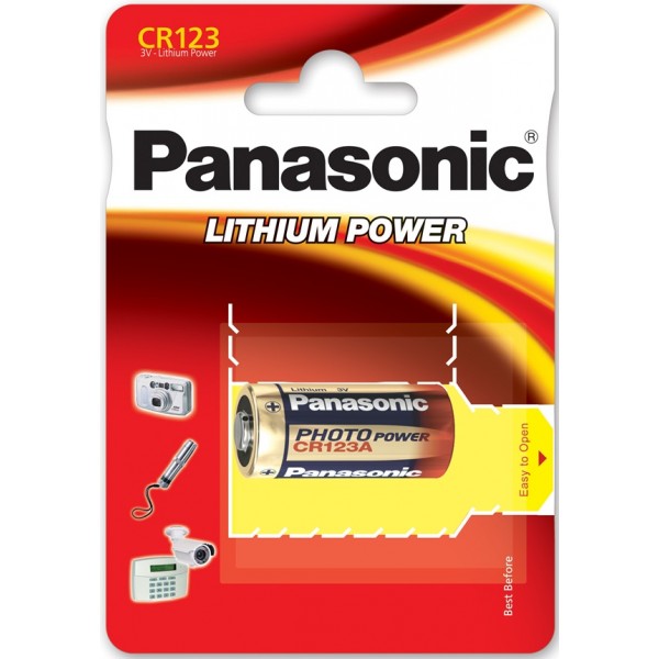 CR123A 3V Lithium Battery - Box of 10