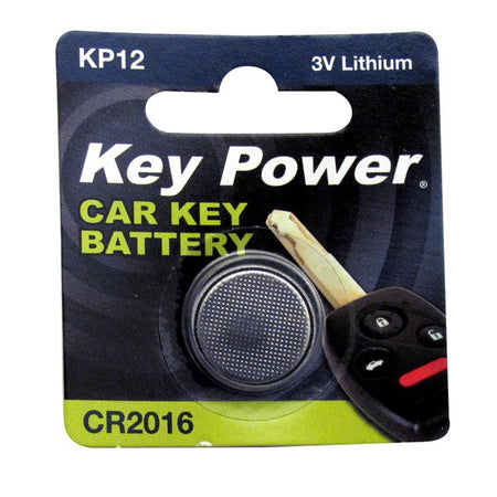 Key Power Coin Cell Battery CR2016 - Lithium 3V - Box of 10