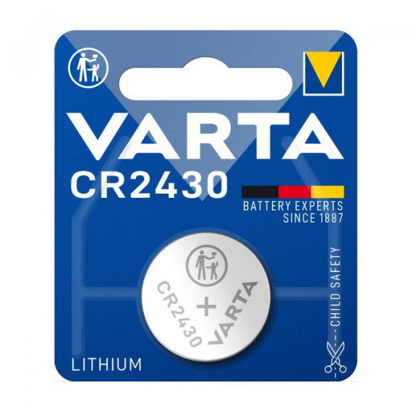 Varta CR2430 Car Alarm Battery & Car Key Fob Battery - Box of 10