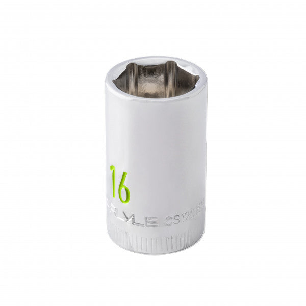 1/2DR 6PT 16MM Chrome Socket