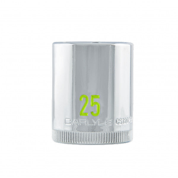 1/2 Drive 25mm 6 point chrome socket