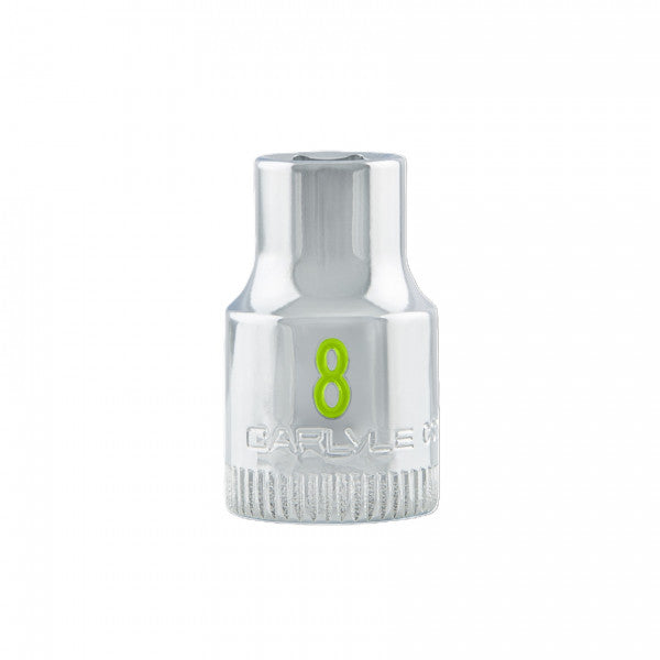 3/8 Drive 8mm 6 point chrome socket