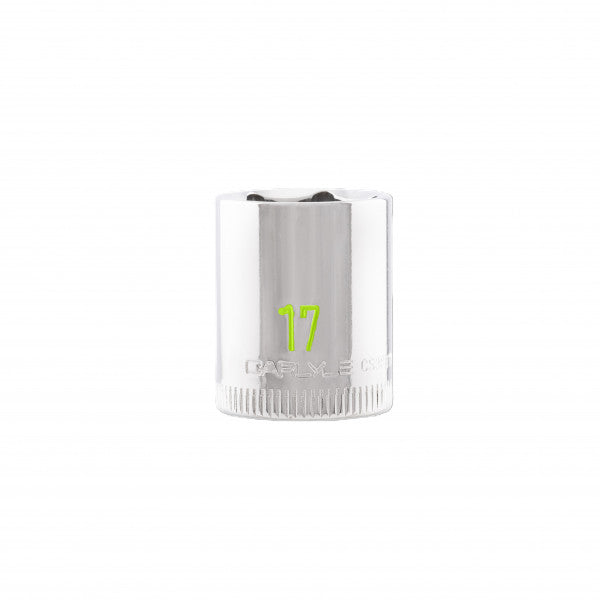 1/2 Drive 17mm 6 point chrome socket