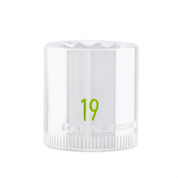 3/8in Drive 19mm 12 PT Chrome Socket