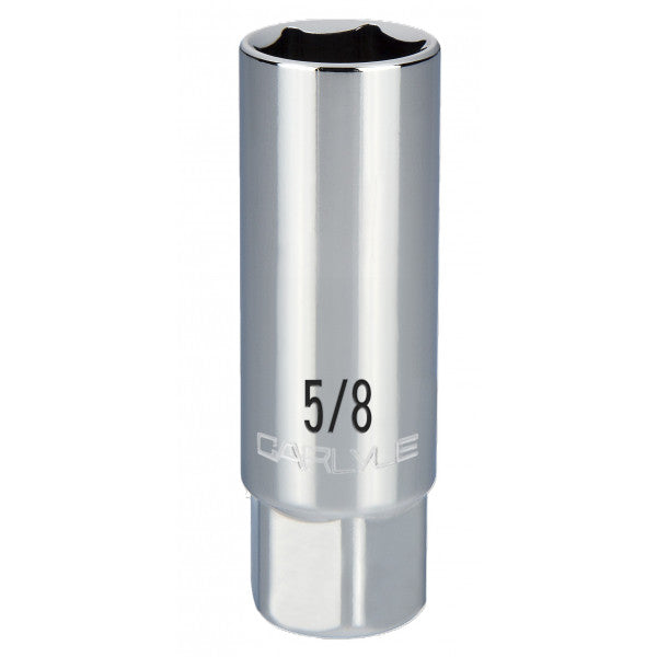 1/2in Drive 5/8in Chrome Spark Plug Socket
