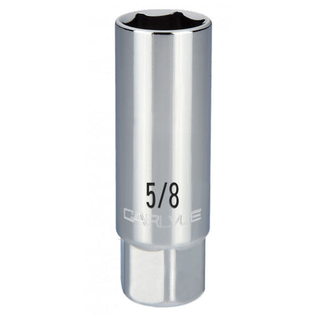 1/2in Drive 5/8in Chrome Spark Plug Socket