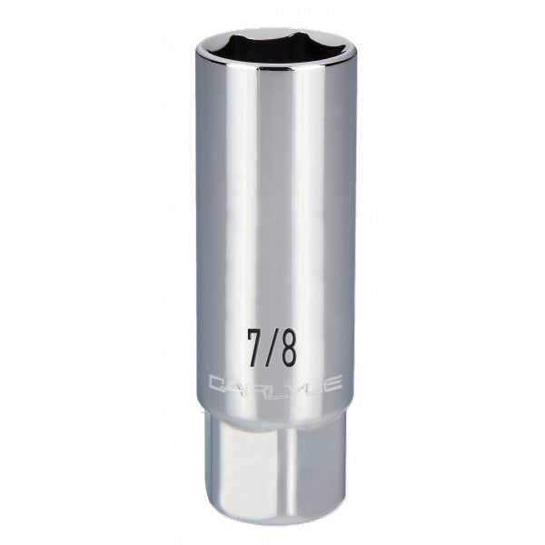 3/8in Drive 7/8in Chrome Spark Plug Socket