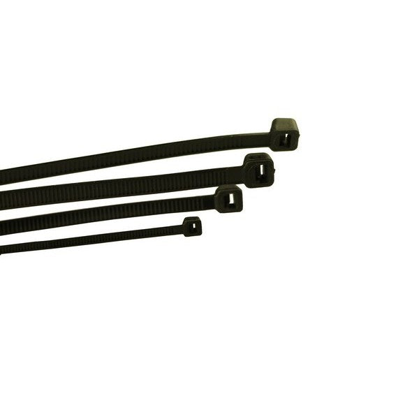 Cable Ties - Standard - Black - 200mm x 4.8mm - Pack Of 100