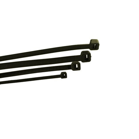 Cable Ties - Standard - Black - 200mm x 4.8mm - Pack Of 100