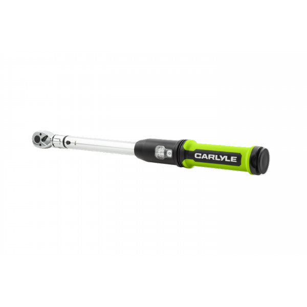 3/8in Drive Torque Wrench Click Flex Head 20 to 101Nm