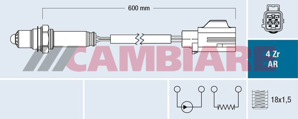 Cambiare VE381792 Oxygen Sensor - 1