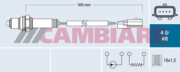 Cambiare VE381794 Oxygen Sensor - 1