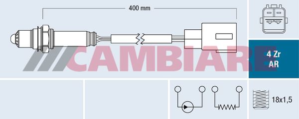 Cambiare VE381797 Oxygen Sensor - 1