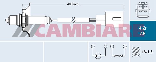 Cambiare VE381798 Oxygen Sensor - 1