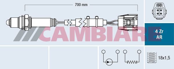 Cambiare VE381801 Oxygen Sensor - 1