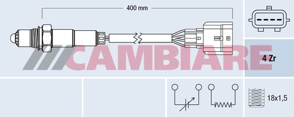 Cambiare VE381802 Oxygen Sensor - 1