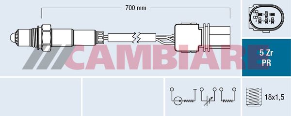 Cambiare VE381807 Oxygen Sensor - 1