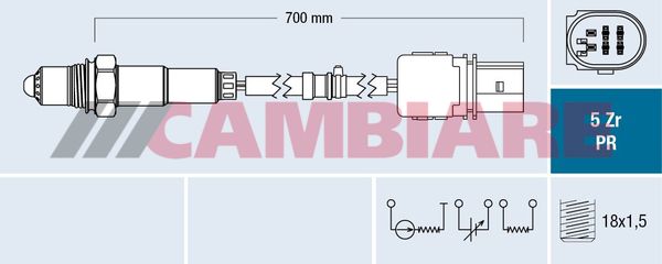 Cambiare VE381815 Oxygen Sensor - 1