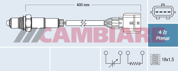 Cambiare VE381817 Oxygen Sensor - 1