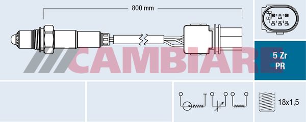 Cambiare VE381847 Oxygen Sensor - 1