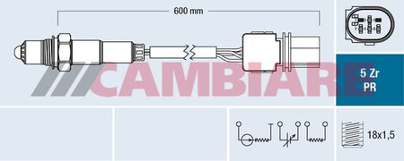 Cambiare VE381849 Oxygen Sensor - 1
