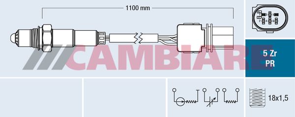Cambiare VE381851 Oxygen Sensor - 1