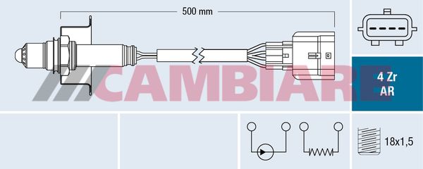 Cambiare VE381852 Oxygen Sensor - 1
