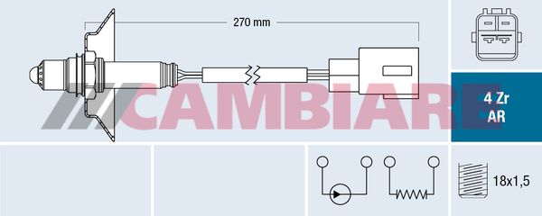 Cambiare VE381853 Oxygen Sensor - 1