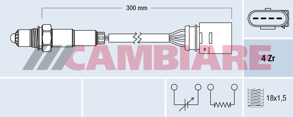 Cambiare VE381854 Oxygen Sensor - 1
