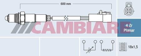 Cambiare VE381856 Oxygen Sensor - 1