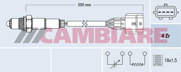 Cambiare VE381857 Oxygen Sensor - 1