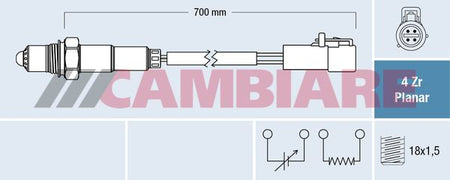 Cambiare VE381858 Oxygen Sensor - 1