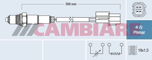 Cambiare VE381862 Oxygen Sensor - 1