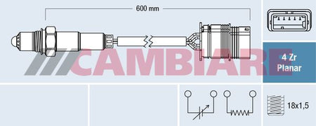 Cambiare VE381866 Oxygen Sensor - 1