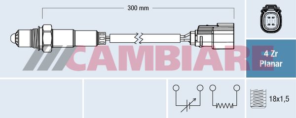 Cambiare VE381867 Oxygen Sensor - 2