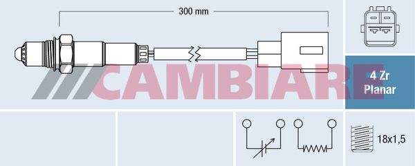 Cambiare VE381868 Oxygen Sensor - 1