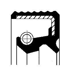 Corteco 01034647B Shaft Seal, steering gear - 1