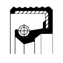Corteco 01036702B Shaft Seal, manual transmission - 1