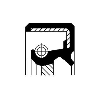 Corteco 12000635B Shaft Seal, manual transmission - 1