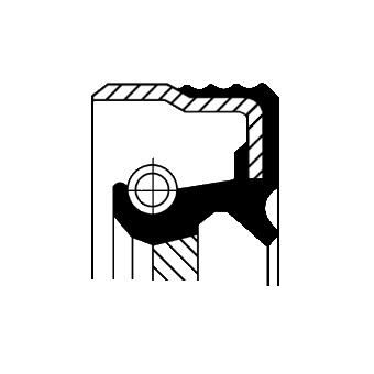 Corteco 12014424B Shaft Seal, manual transmission - 4