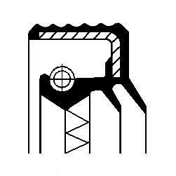 Corteco 12016928B Shaft Seal, differential - 4