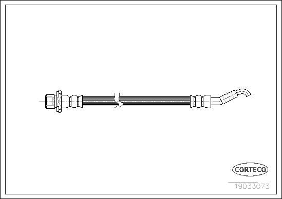 Corteco 19033073 Brake Hose - 1
